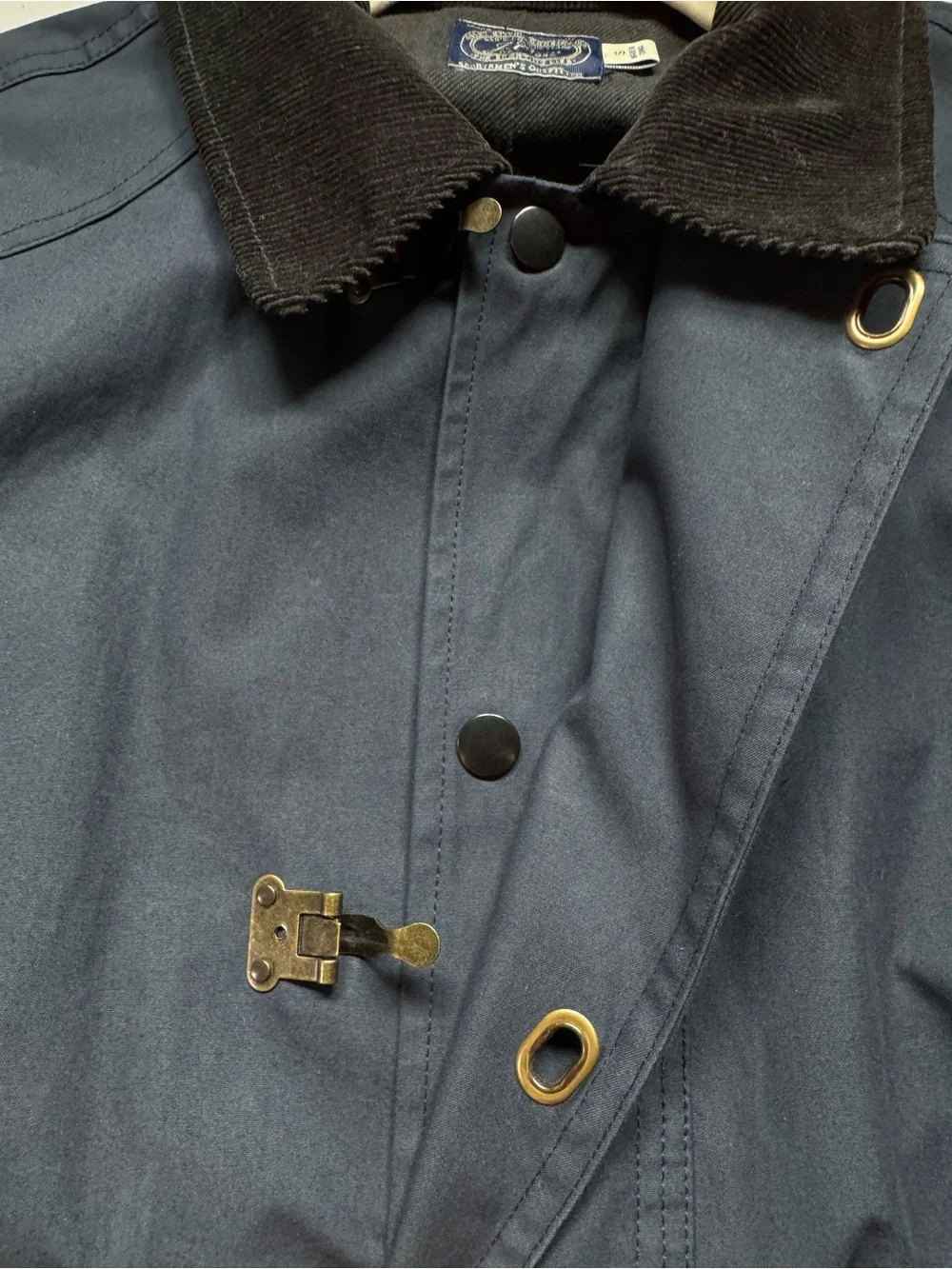 J. Crew Men's S Halley Stevenson Waxed-cotton Fireman Bretton Toggle Jacket Barn